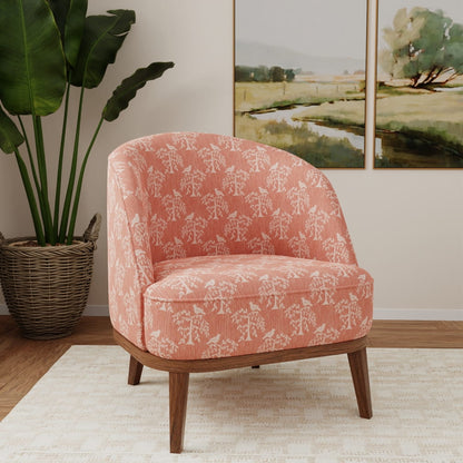 D4775 Leaves,Novelty Willow Petal Pink Charlotte Fabrics