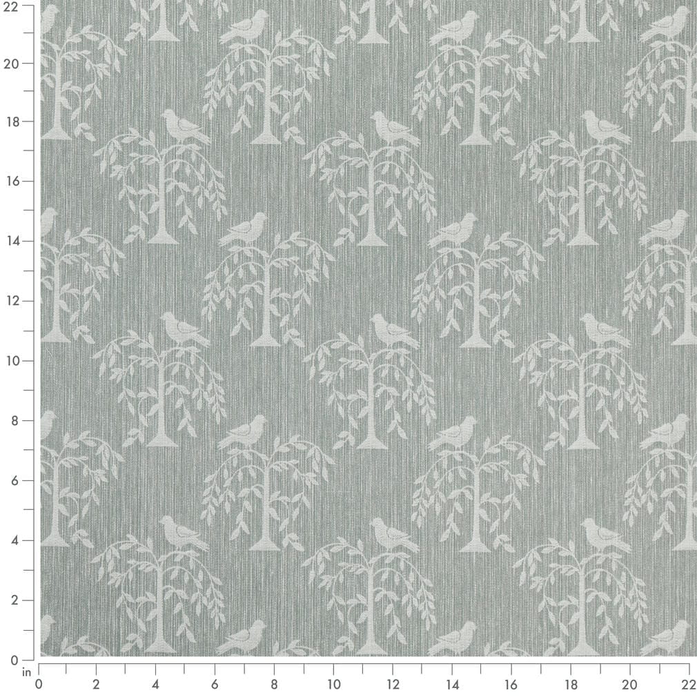 D4776 Leaves,Novelty Willow Breeze Aqua & Teal Charlotte Fabrics