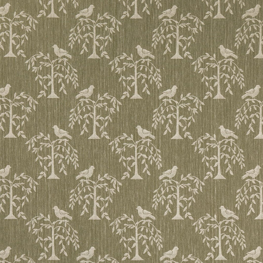 D4777 Leaves,Novelty Willow Fern Green Charlotte Fabrics