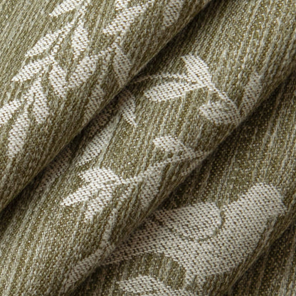 D4777 Leaves,Novelty Willow Fern Green Charlotte Fabrics