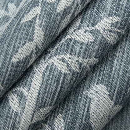 D4778 Leaves,Novelty Willow Sky Blue Charlotte Fabrics