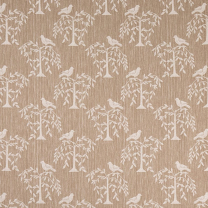D4779 Leaves,Novelty Willow Fawn Beige & Taupe Charlotte Fabrics