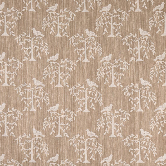 D4779 Leaves,Novelty Willow Fawn Beige & Taupe Charlotte Fabrics