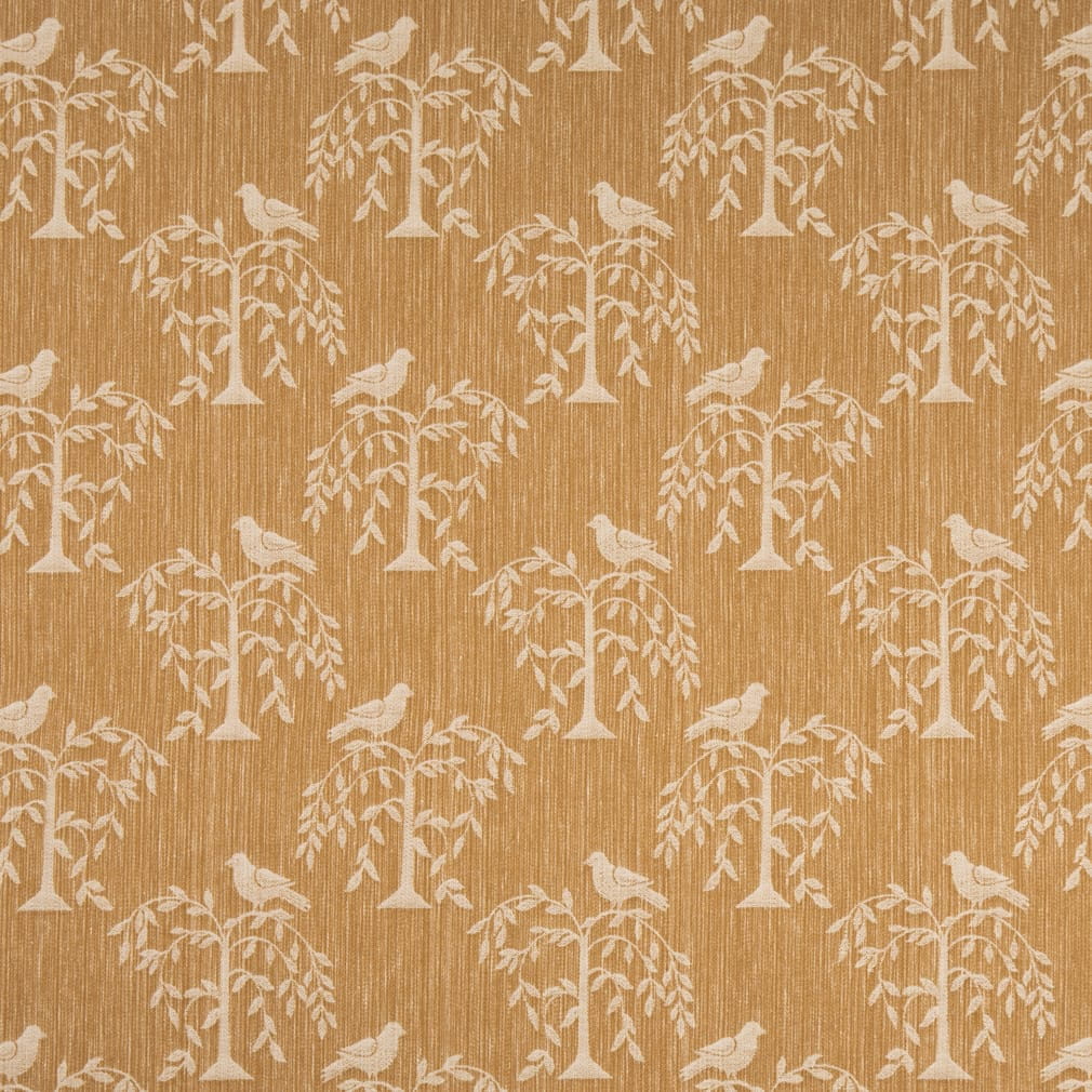 D4780 Leaves,Novelty Willow Amber Gold & Yellow Charlotte Fabrics