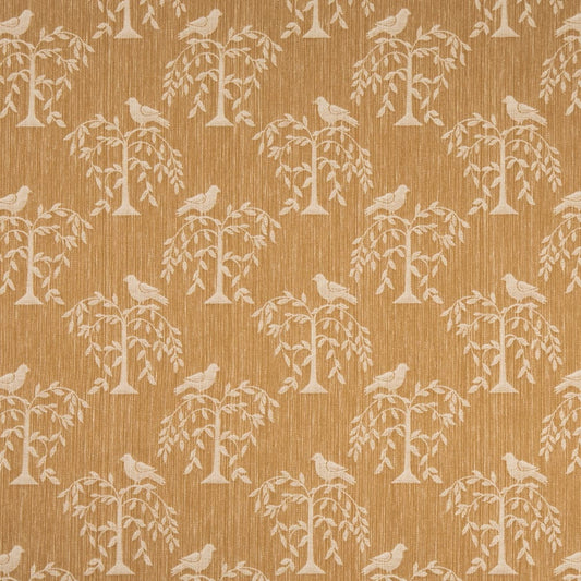 D4780 Leaves,Novelty Willow Amber Gold & Yellow Charlotte Fabrics