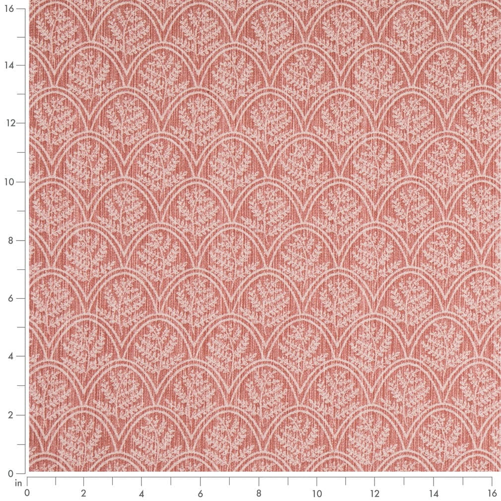 D4781 Abstract & Geometric,Leaves,Small Scale Trellis Petal Pink Charlotte Fabrics