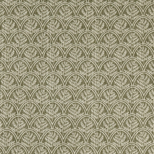 D4783 Abstract & Geometric,Leaves,Small Scale Trellis Fern Green Charlotte Fabrics