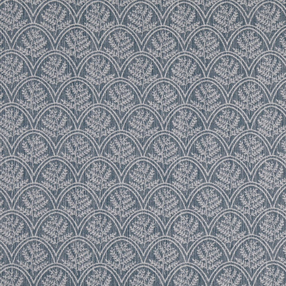 D4784 Abstract & Geometric,Leaves,Small Scale Trellis Sky Blue Charlotte Fabrics