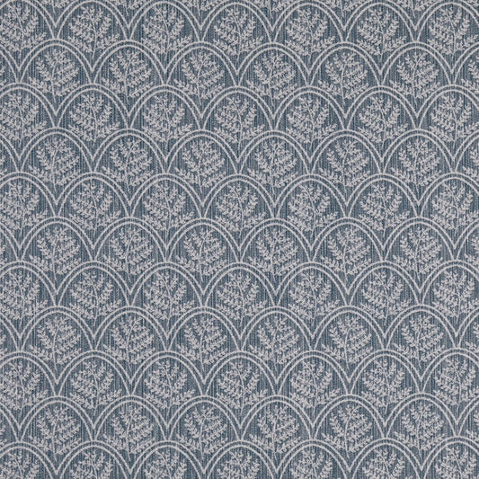 D4784 Abstract & Geometric,Leaves,Small Scale Trellis Sky Blue Charlotte Fabrics