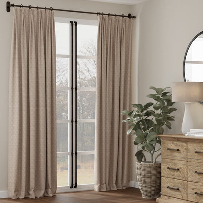 D4785 Abstract & Geometric,Leaves,Small Scale Trellis Fawn Beige & Taupe Charlotte Fabrics