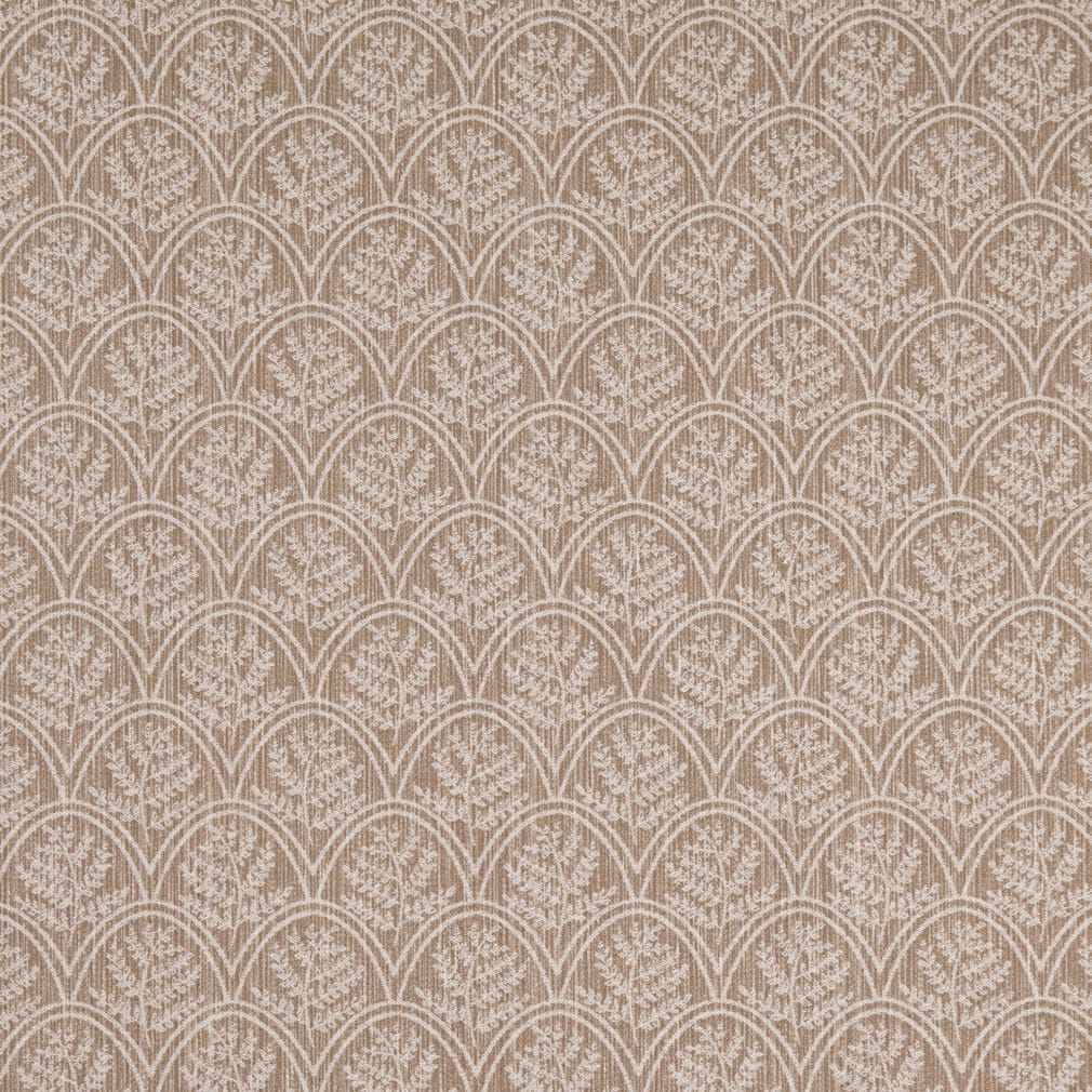 D4785 Abstract & Geometric,Leaves,Small Scale Trellis Fawn Beige & Taupe Charlotte Fabrics