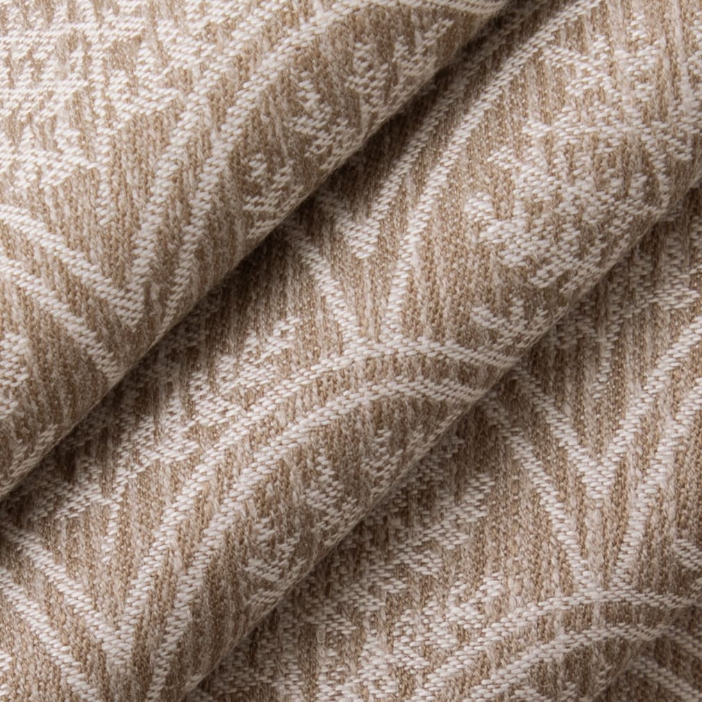 D4785 Abstract & Geometric,Leaves,Small Scale Trellis Fawn Beige & Taupe Charlotte Fabrics