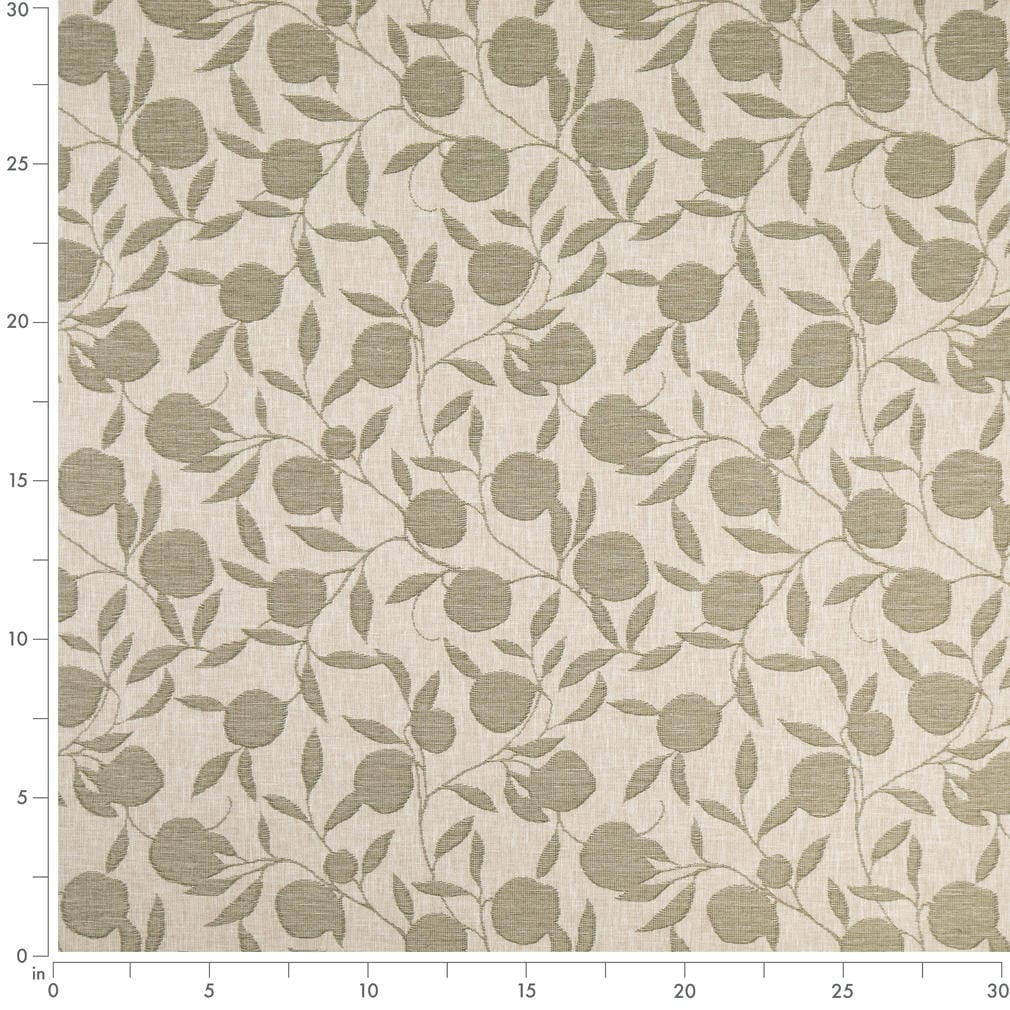 D4789 Leaves Orchard Fern Green Charlotte Fabrics
