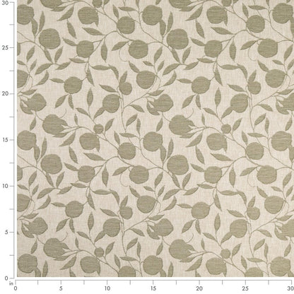 D4789 Leaves Orchard Fern Green Charlotte Fabrics