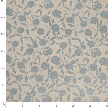 D4790 Leaves Orchard Sky Blue Charlotte Fabrics