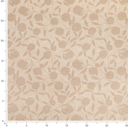 D4791 Leaves Orchard Fawn Beige & Taupe Charlotte Fabrics