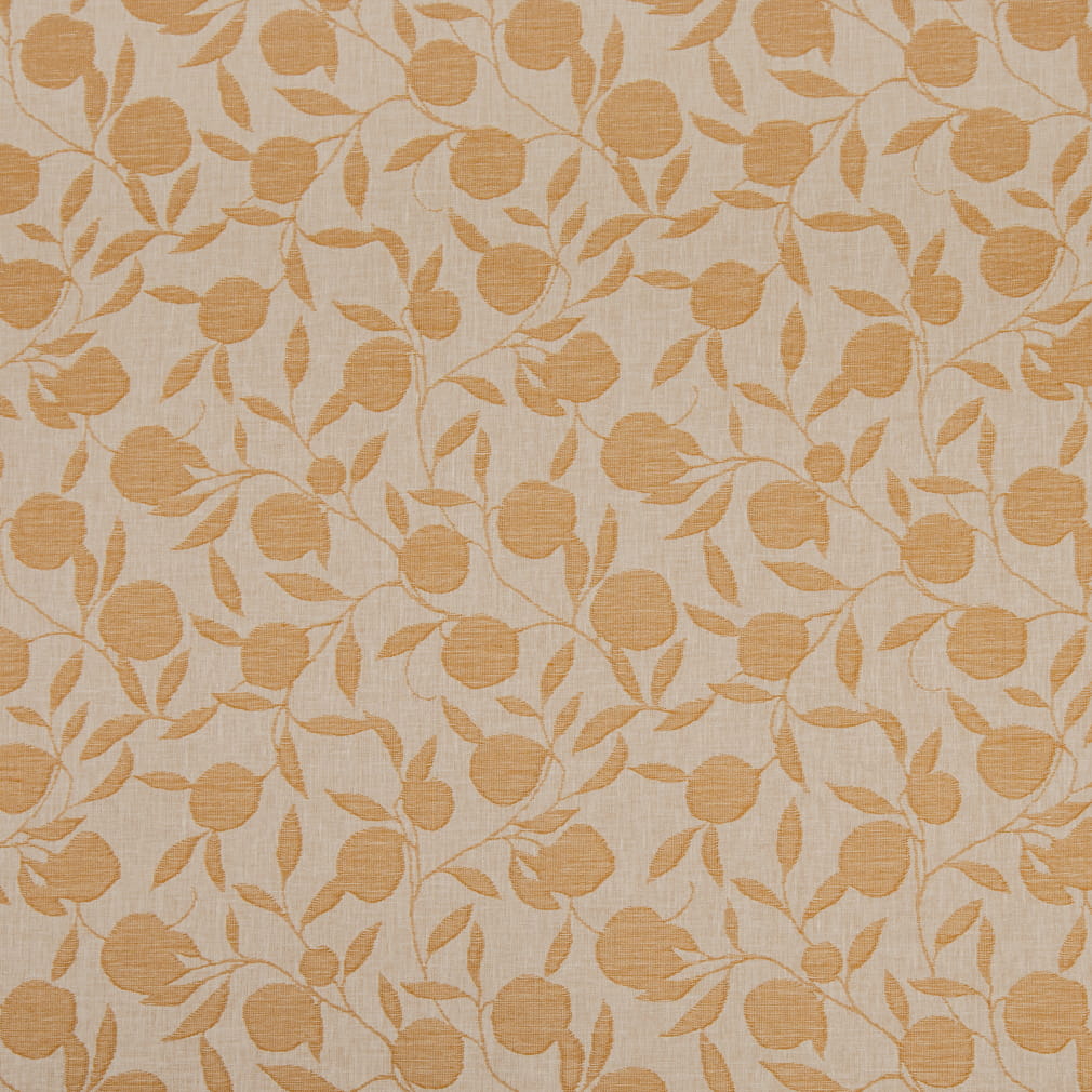 D4792 Leaves Orchard Amber Gold & Yellow Charlotte Fabrics