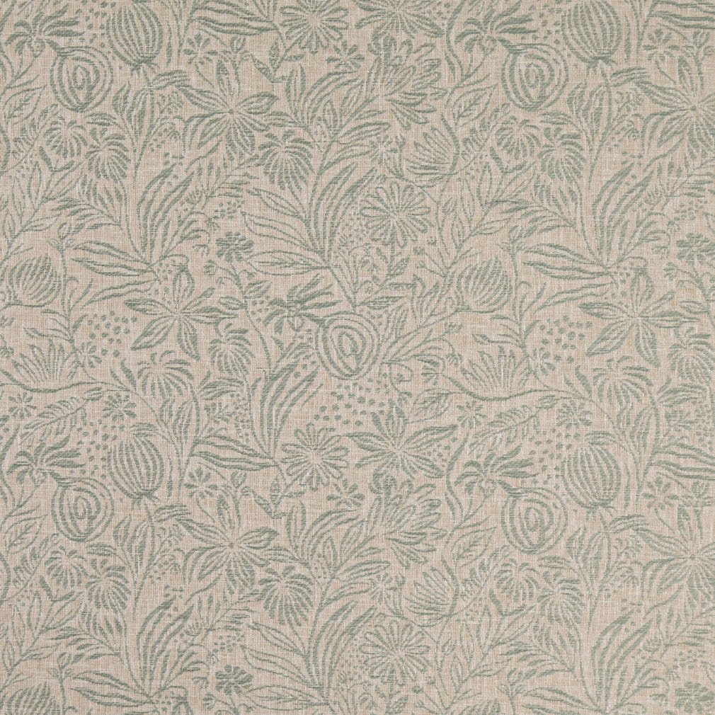 D4794 Floral Grove Breeze Aqua & Teal Charlotte Fabrics