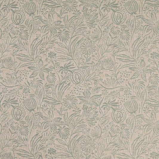 D4794 Floral Grove Breeze Aqua & Teal Charlotte Fabrics