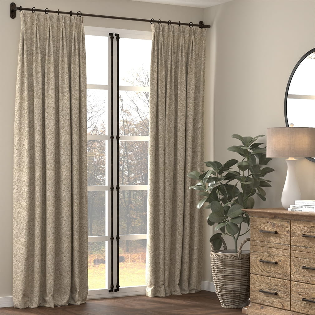 D4795 Floral Grove Fern Green Charlotte Fabrics