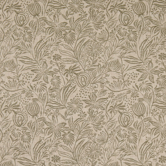 D4795 Floral Grove Fern Green Charlotte Fabrics