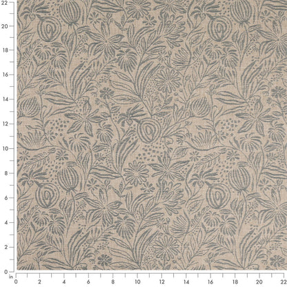 D4796 Floral Grove Sky Blue Charlotte Fabrics