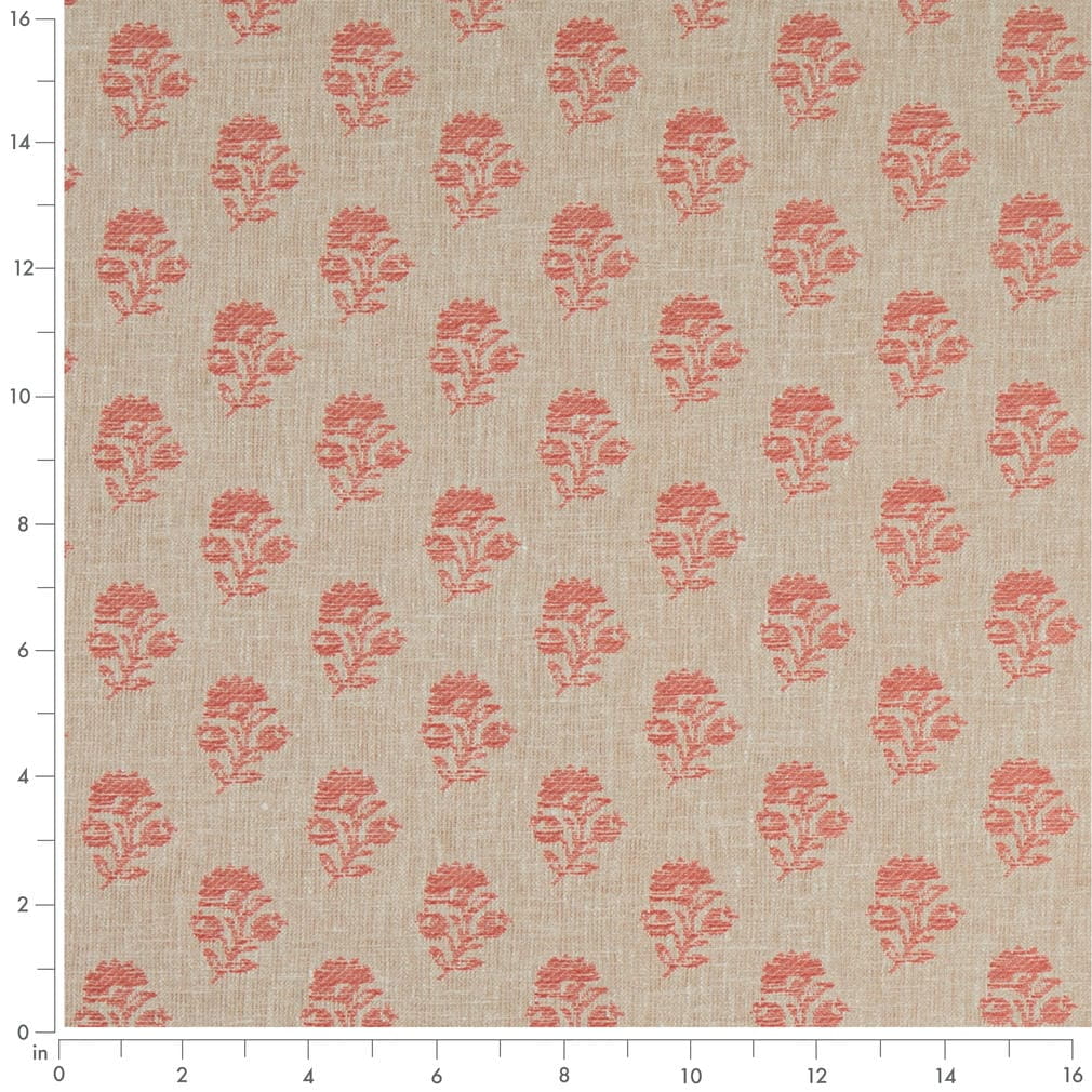 D4799 Floral,Small Scale Posy Petal Pink Charlotte Fabrics