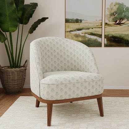 D4800 Floral,Small Scale Posy Breeze Aqua & Teal Charlotte Fabrics