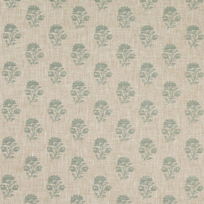 D4800 Floral,Small Scale Posy Breeze Aqua & Teal Charlotte Fabrics