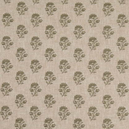 D4801 Floral,Small Scale Posy Fern Green Charlotte Fabrics