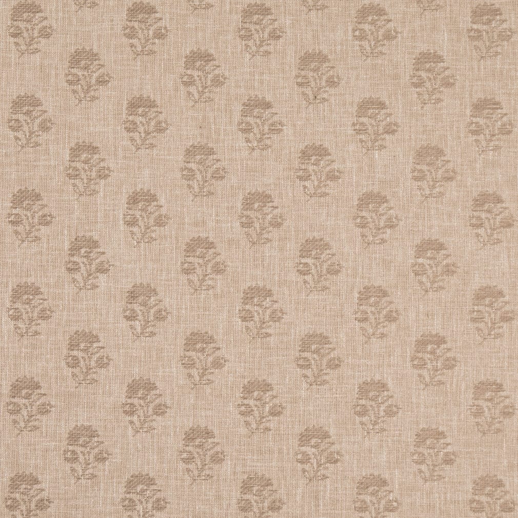 D4803 Floral,Small Scale Posy Fawn Beige & Taupe Charlotte Fabrics