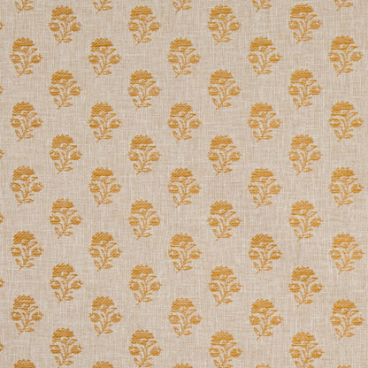 D4804 Floral,Small Scale Posy Amber Gold & Yellow Charlotte Fabrics