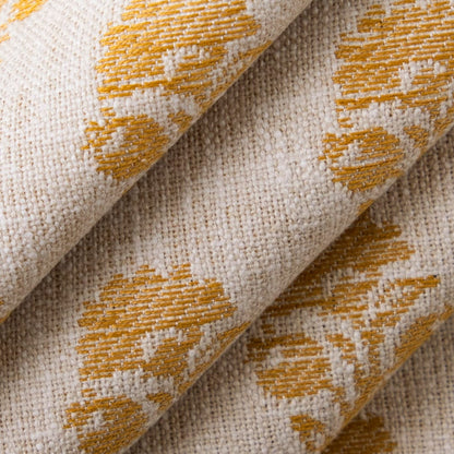 D4804 Floral,Small Scale Posy Amber Gold & Yellow Charlotte Fabrics