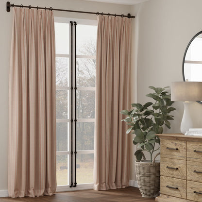 D4805 Stripe Hearth Petal Pink Charlotte Fabrics