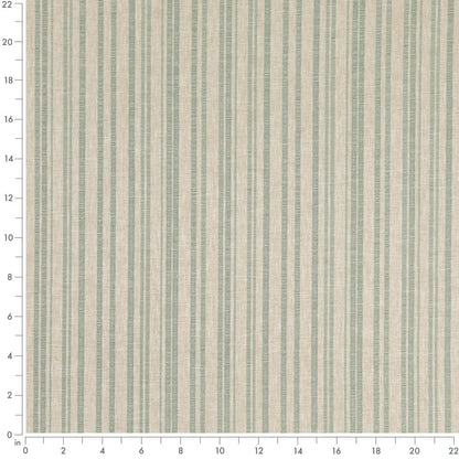 D4806 Stripe Hearth Breeze Aqua & Teal Charlotte Fabrics