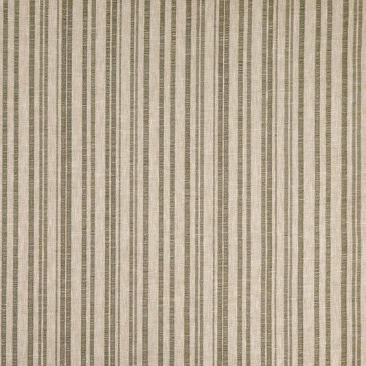 D4807 Stripe Hearth Fern Green Charlotte Fabrics