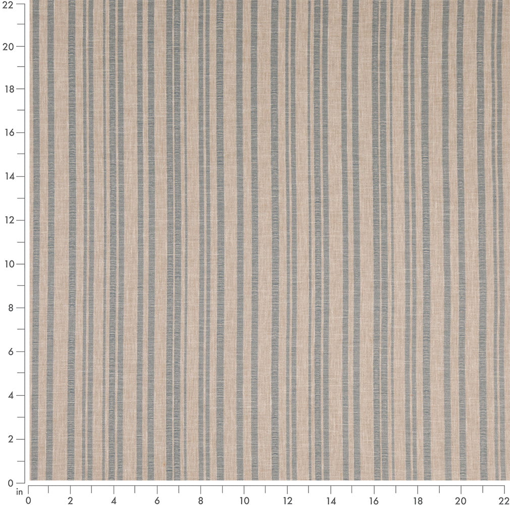 D4808 Stripe Hearth Sky Blue Charlotte Fabrics