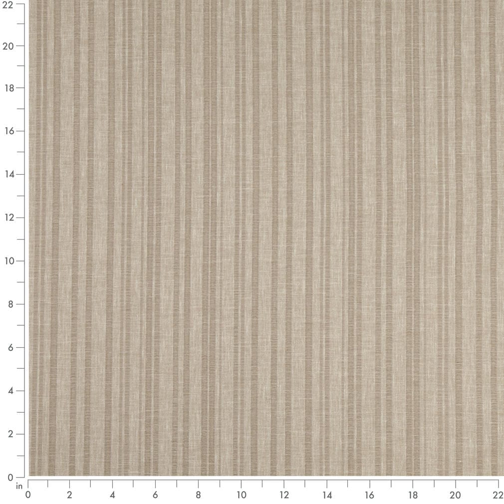 D4809 Stripe Hearth Fawn Beige & Taupe Charlotte Fabrics