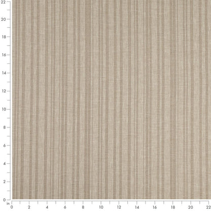 D4809 Stripe Hearth Fawn Beige & Taupe Charlotte Fabrics