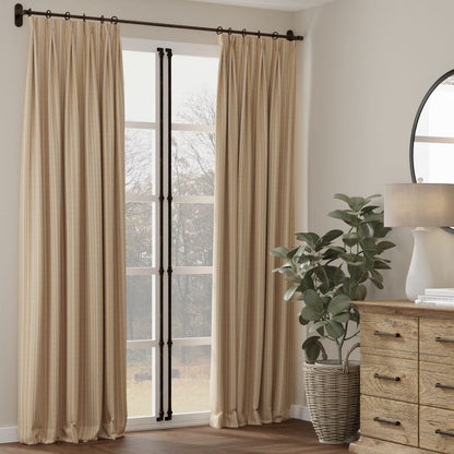 D4810 Stripe Hearth Amber Gold & Yellow Charlotte Fabrics