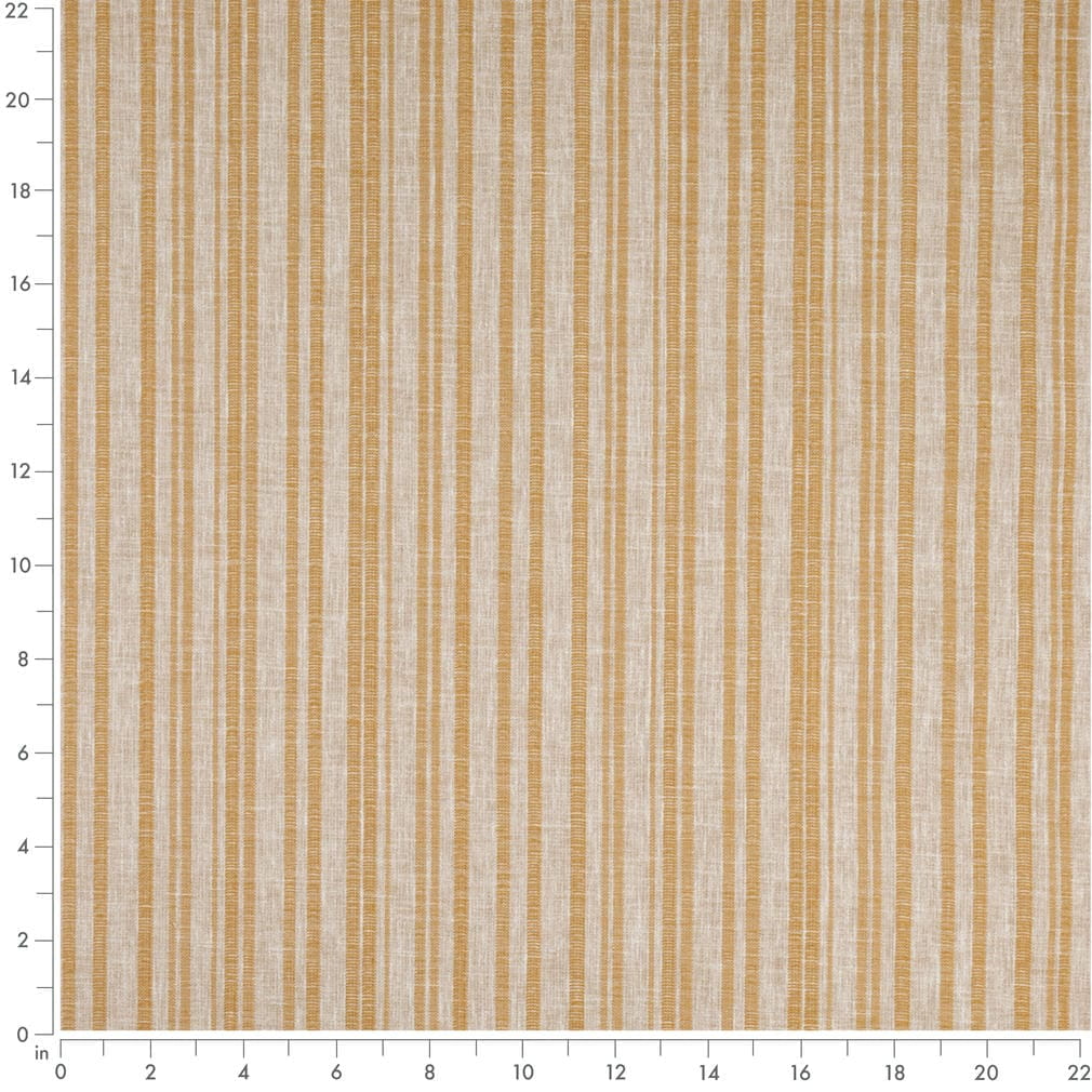 D4810 Stripe Hearth Amber Gold & Yellow Charlotte Fabrics