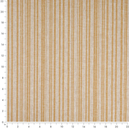 D4810 Stripe Hearth Amber Gold & Yellow Charlotte Fabrics