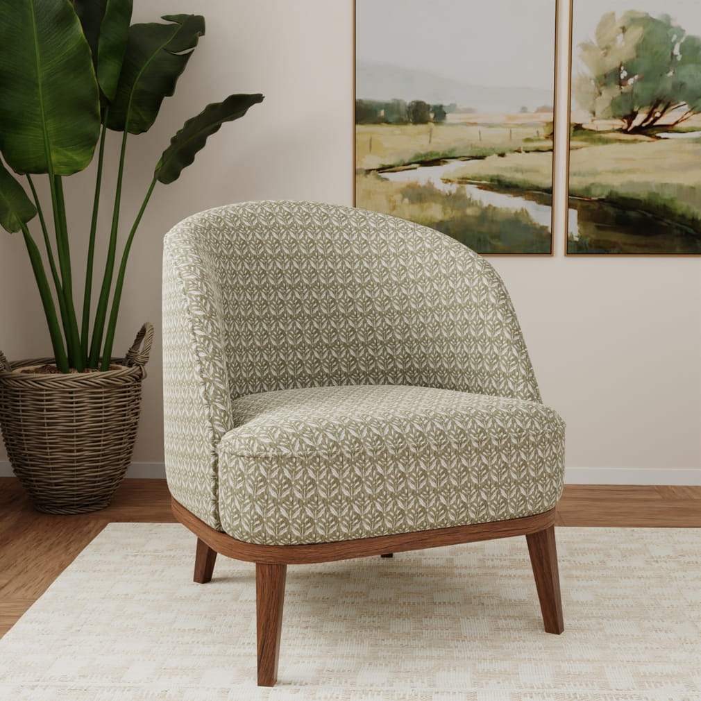 D4814 Abstract & Geometric,Small Scale Ditsy Fern Green Charlotte Fabrics