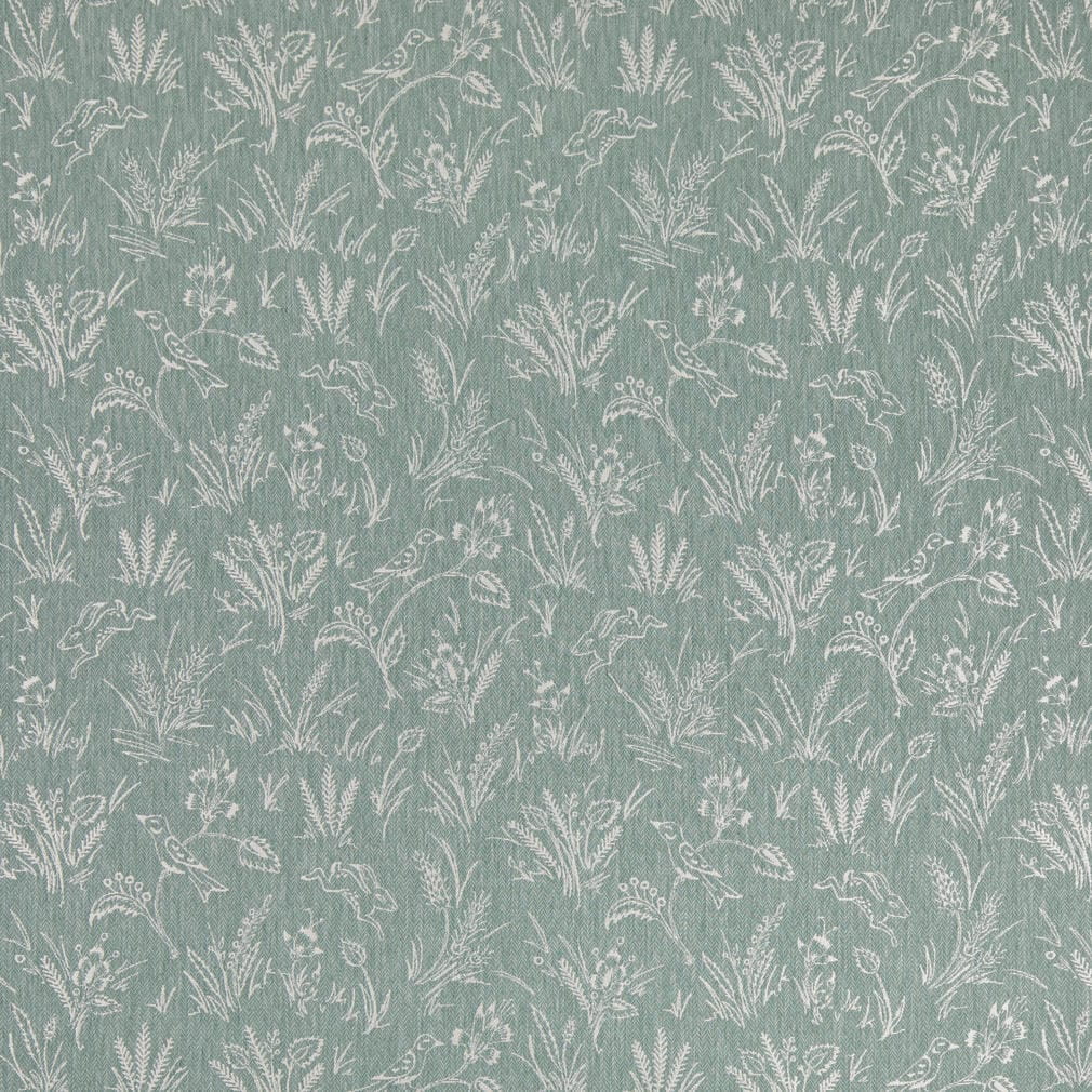 D4819 Floral,Novelty Briar Breeze Aqua & Teal Charlotte Fabrics