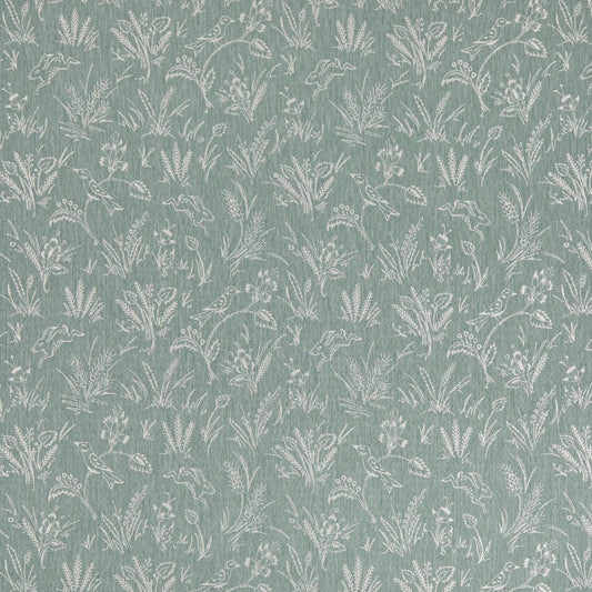 D4819 Floral,Novelty Briar Breeze Aqua & Teal Charlotte Fabrics