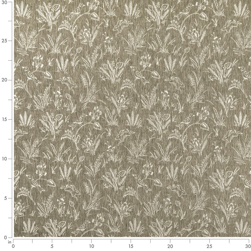 D4820 Floral,Novelty Briar Fern Green Charlotte Fabrics