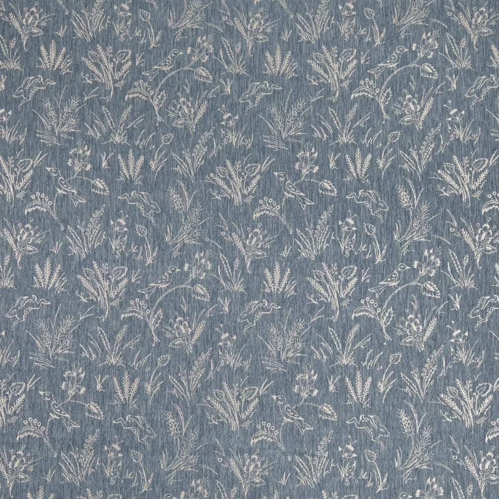 D4822 Floral,Novelty Briar Sky Blue Charlotte Fabrics
