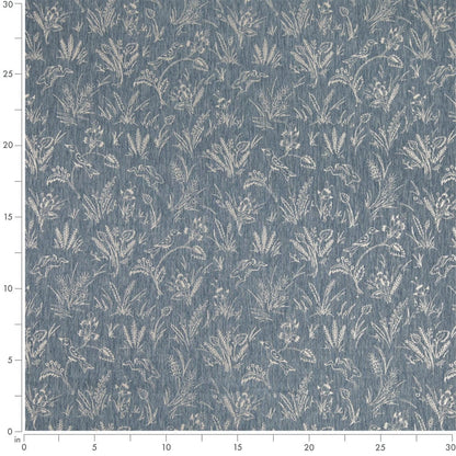 D4822 Floral,Novelty Briar Sky Blue Charlotte Fabrics