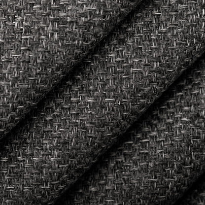D4856 Plain & Solid Charcoal Grey & Silver Charlotte Fabrics