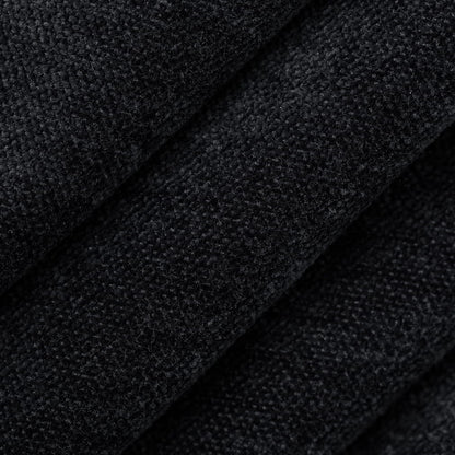 D4902 Plain & Solid Raven Black Charlotte Fabrics